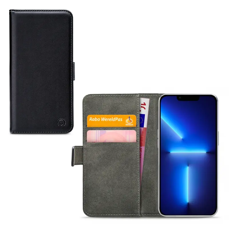 Mobilize Classic Gelly Wallet Book Case Apple iPhone 13 Pro Black