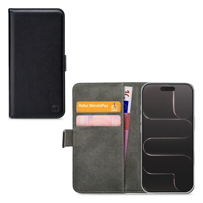 Mobilize Classic Gelly Wallet Book Case Apple iPhone 17 Air Black