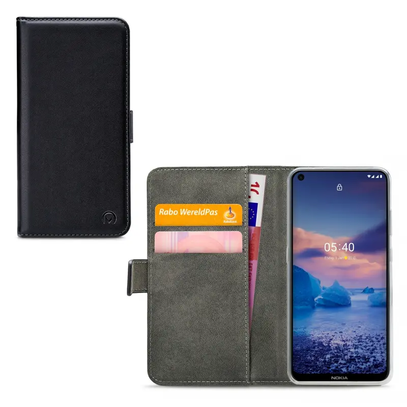 Mobilize Classic Gelly Wallet Book Case Nokia 5.4 Black