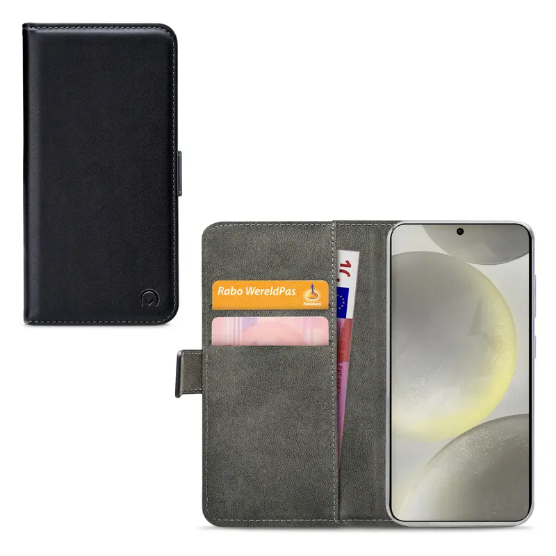 Mobilize Classic Gelly Wallet Book Case Samsung Galaxy S24 5G/S25 5G Black