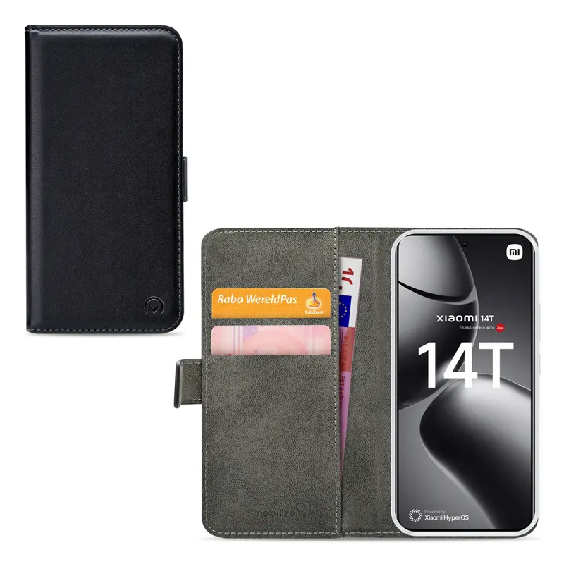 Mobilize Classic Gelly Wallet Book Case Xiaomi 14T Black