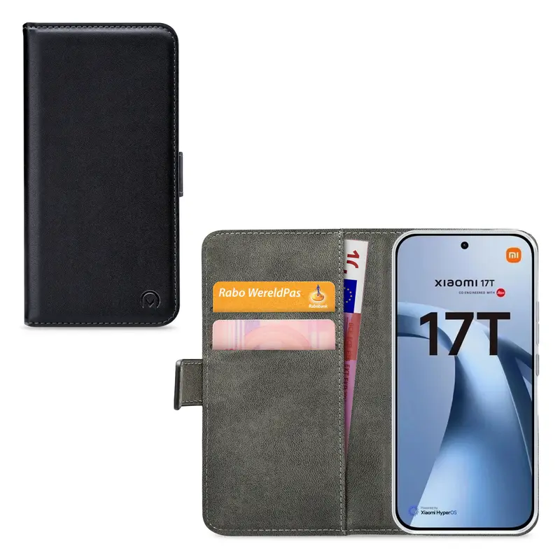 Mobilize Classic Gelly Wallet Book Case Xiaomi 17T Black