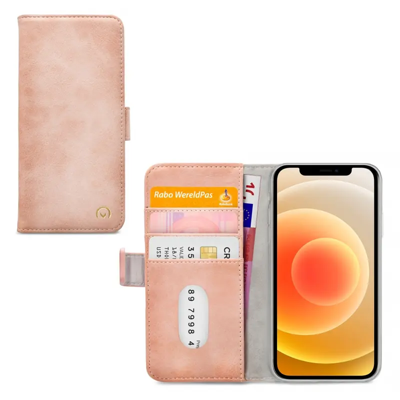 Mobilize Elite Gelly Wallet Book Case Apple iPhone 12/12 Pro Soft Pink
