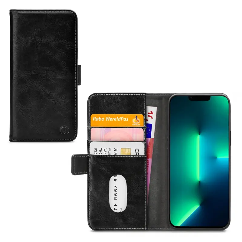 Mobilize Elite Gelly Wallet Book Case Apple iPhone 13 Pro Max Black