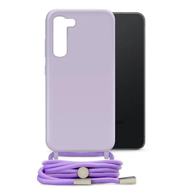 Mobilize Lanyard Gelly Case for Samsung Galaxy S23 5G Pastel Purple