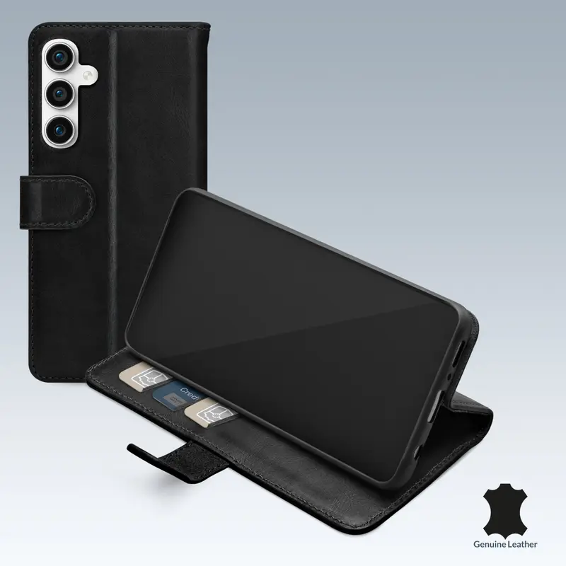 Mobilize Leather Wallet Samsung Galaxy S23 FE 5G Black