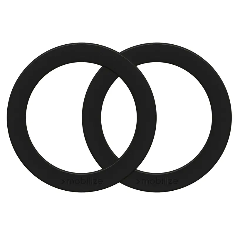 Mobilize Magsafe Compatible Metal Ring Black (2-Pack)