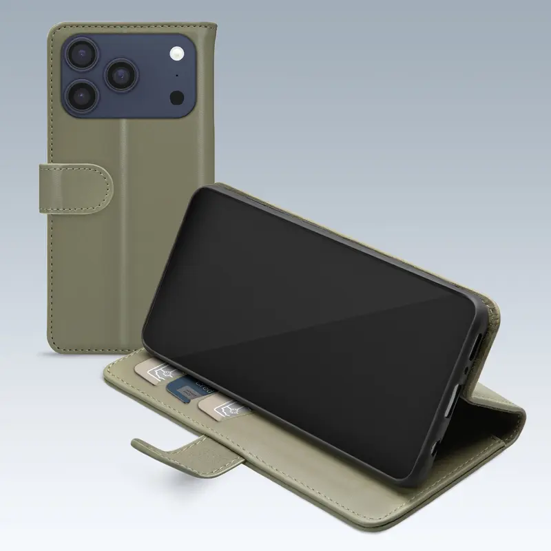 Mobilize Premium Gelly Wallet Book Case Apple iPhone 17 Pro Max Green