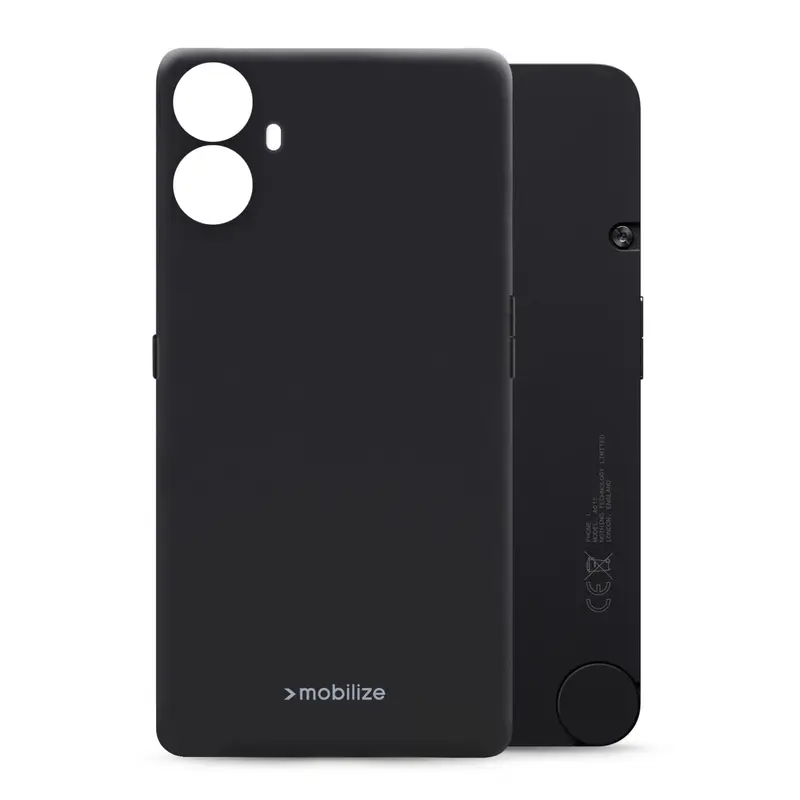 Mobilize Rubber Gelly Case Nothing CMF Phone 1 Matt Black