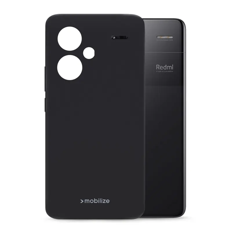 Mobilize Rubber Gelly Case Xiaomi Redmi Note 13 Pro+ 5G Matt Black