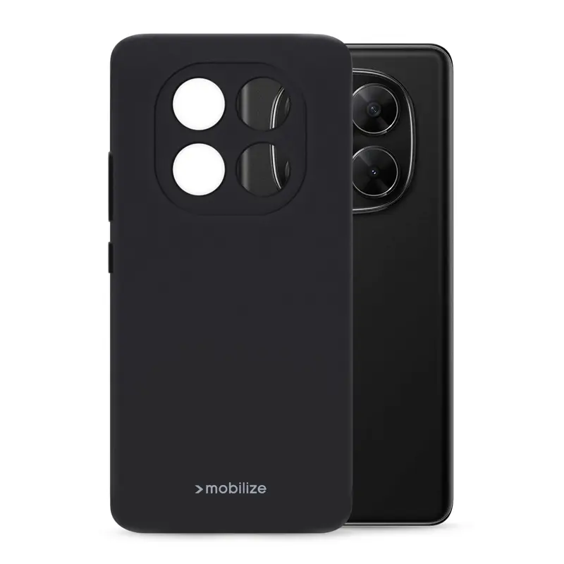Mobilize Rubber Gelly Case Xiaomi Redmi Note 14 Pro 5G Matt Black