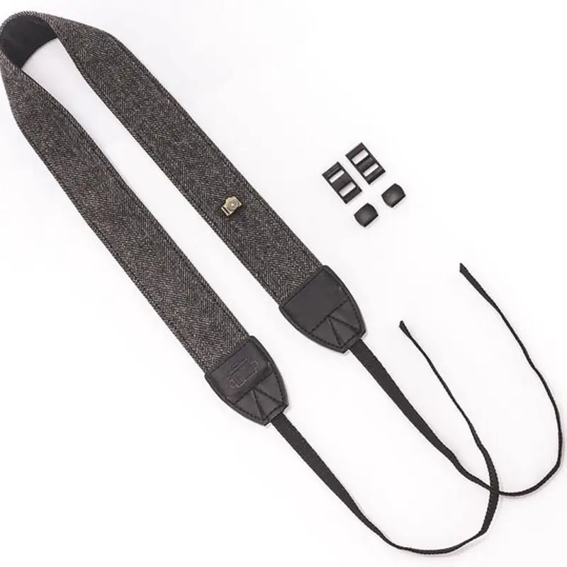 Neck strap Vintage style Black