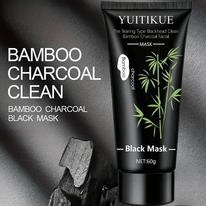 Niacinamide Charcoal Gezichtsmasker | Hydraterend Peel-Off Masker met Hyaluronzuur