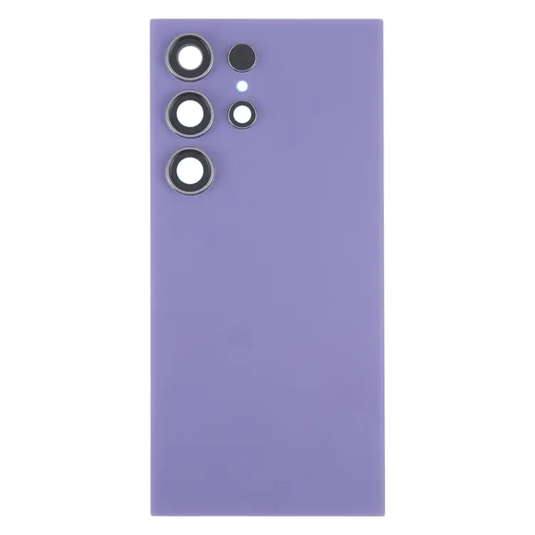 OEM batterij-achterkant met cameralensafdekking voor Samsung Galaxy S24 Ultra SM-S928B (paars)