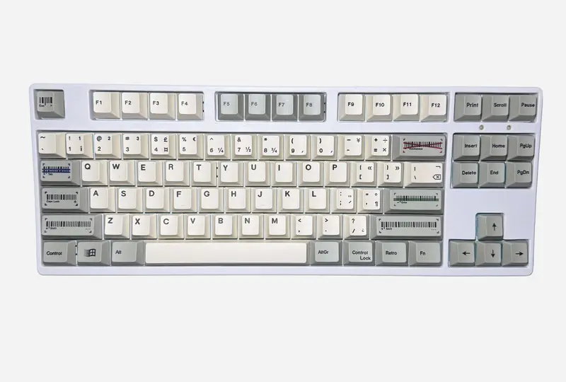 Office Grey Keycaps | Cherry | PBT | Dye-Sub | 143 Keys