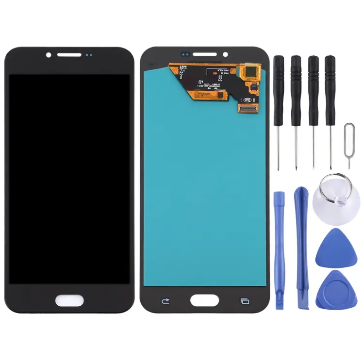 OLED LCD-scherm voor Samsung Galaxy A8 (2016) / SM-A810 met Digitizer Volledige montage (zwart)