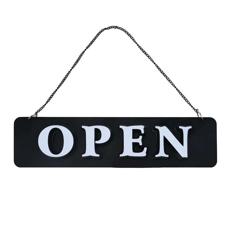 Open Advertising LED Display Board Black