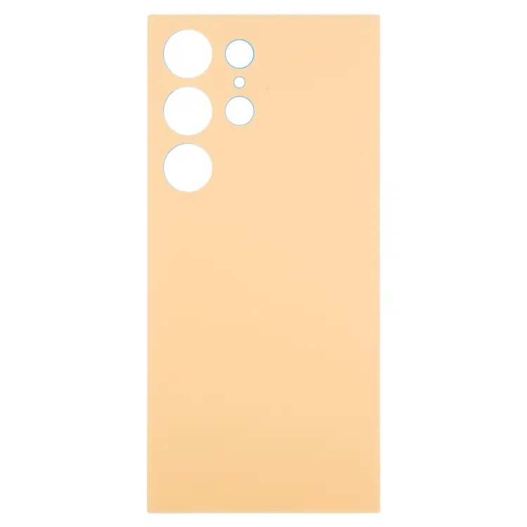 Originele batterij-achterklep inclusief cameralensframe voor Samsung Galaxy S24 Ultra SM-S928B (geel)