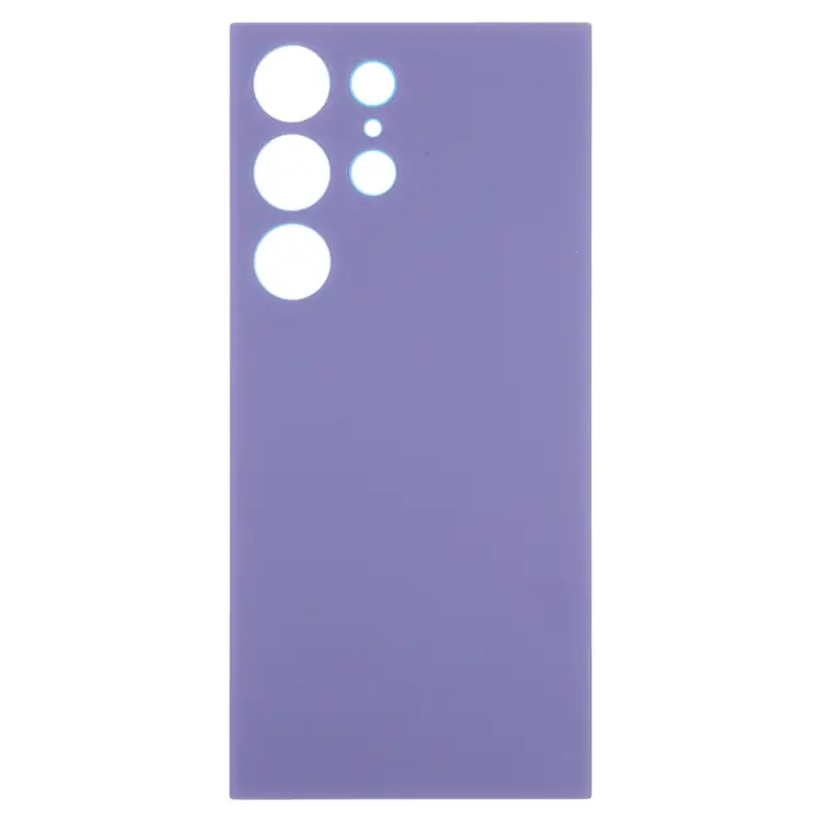 Originele batterij-achterklep inclusief cameralensframe voor Samsung Galaxy S24 Ultra SM-S928B (paars)
