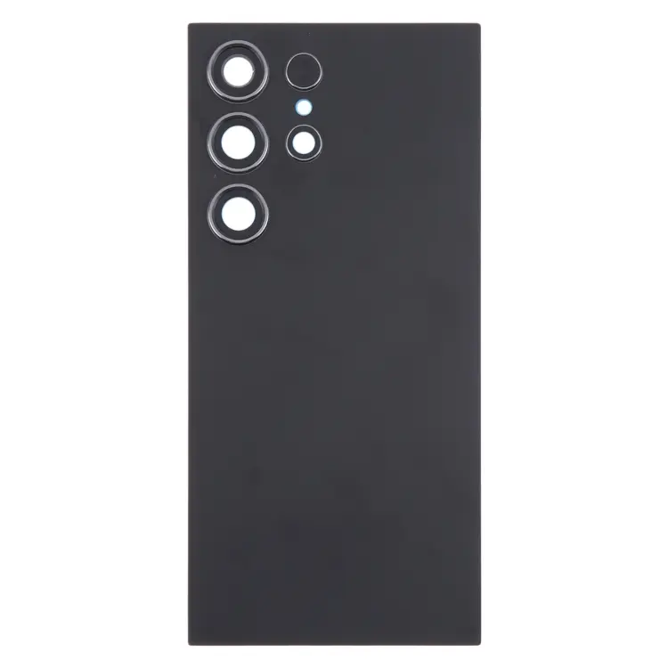 Originele batterij-achterklep inclusief cameralensframe voor Samsung Galaxy S24 Ultra SM-S928B (zwart)