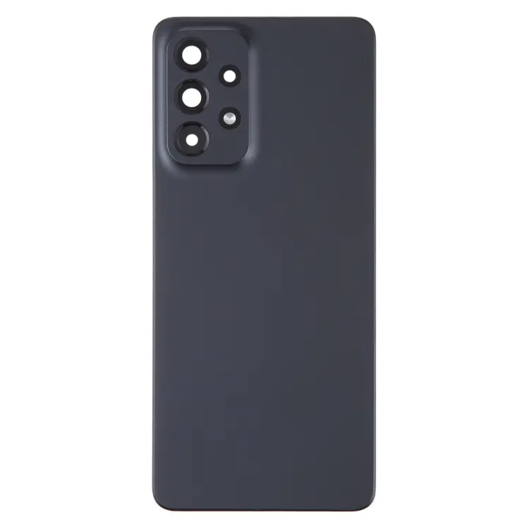 Originele batterij-achterklep met cameralensframe voor Samsung Galaxy A33 5G SM-A336B (zwart)
