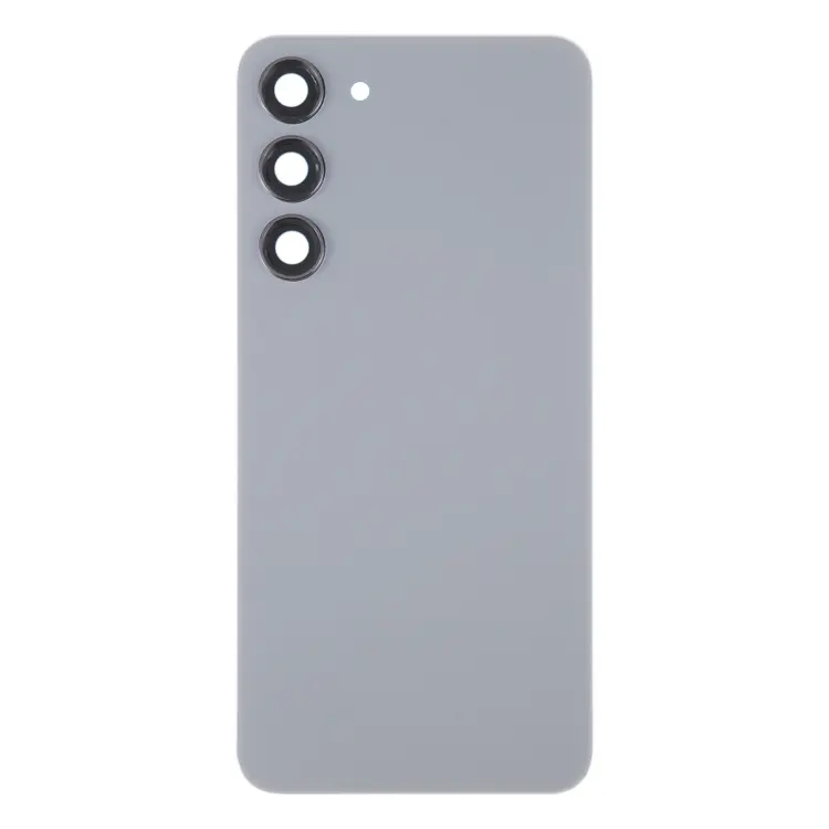 Originele glazen batterij-achterklep met cameralensframe voor Samsung Galaxy S23+ SM-S916B (grijs)