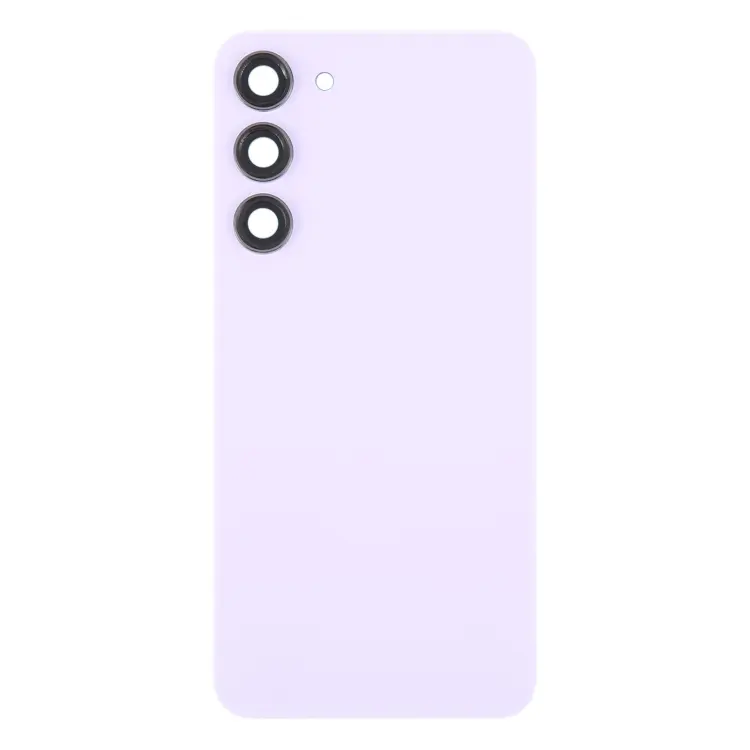 Originele glazen batterij-achterklep met cameralensframe voor Samsung Galaxy S23+ SM-S916B (roze)