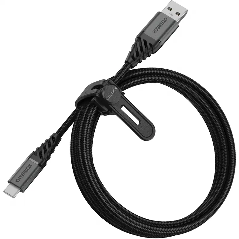 OtterBox Nylon Braided Charge/Sync Cable Apple Lightning 2m Black