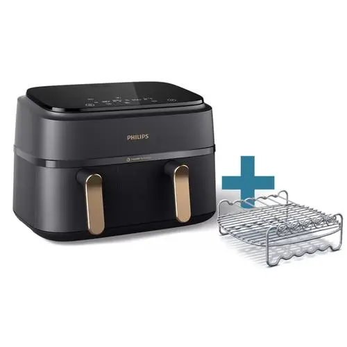 Philips 3000 series NA352/04 Airfryer met twee manden uit de 3000-serie