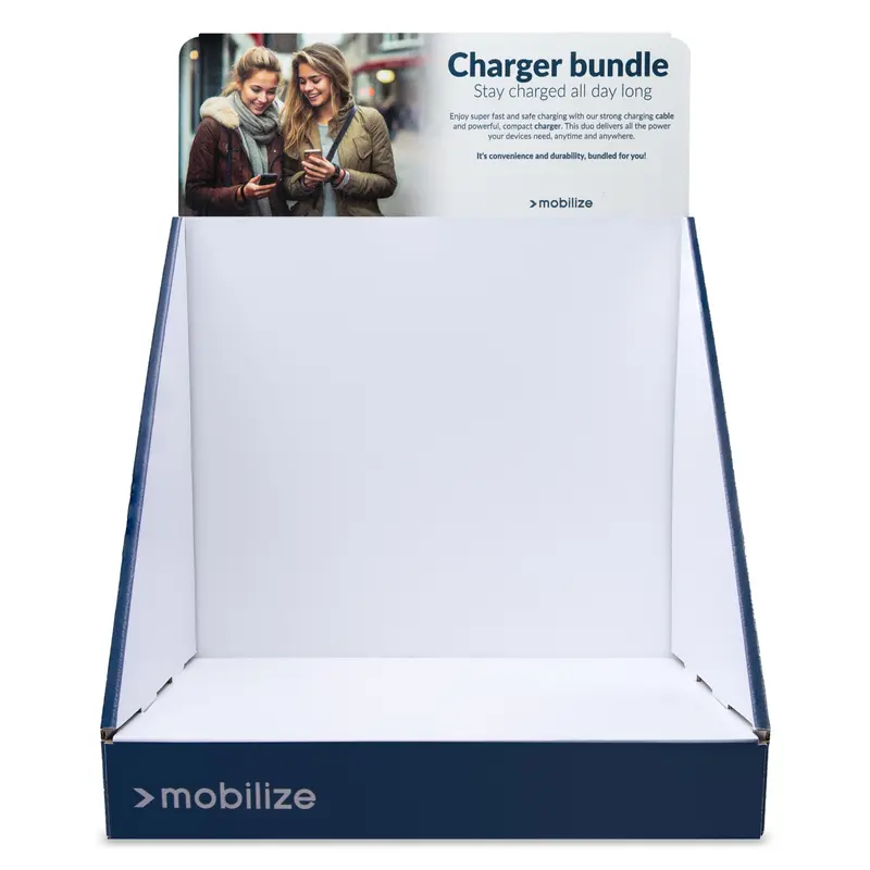 POS - Mobilize - Balie Display incl. Topkaart - Charger