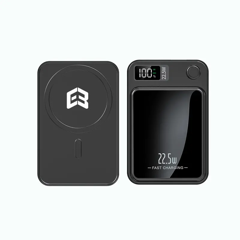 NOVANL PowerUp MagNetic Powerbank 5000 mAh, Zwart