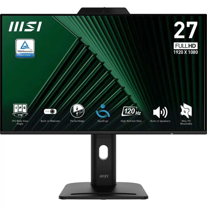 PRO MP272PMG Black 27i IPS Non-touch 3y Warranty 120Hz 4ms HDMI DP Tilt Swive Height Pivot 2 Speaker