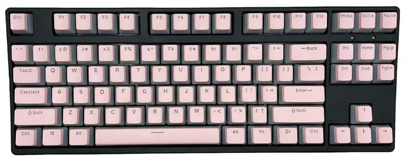 Roze Pudding Keycaps | OEM | PBT | Double Shot | 130 Keys