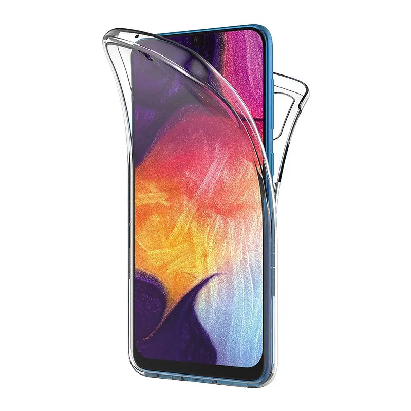 Samsung Galaxy A50 TPU hoesje voor + achter
