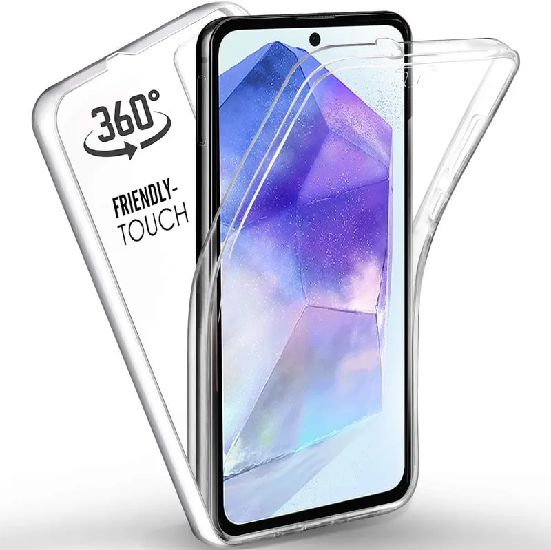 Samsung Galaxy A55 TPU hoesje voor + achter