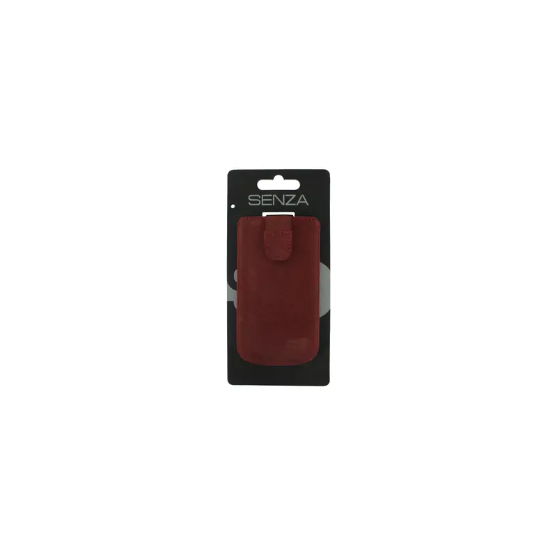 Senza Suede Slide Case Rusty Red Size XL