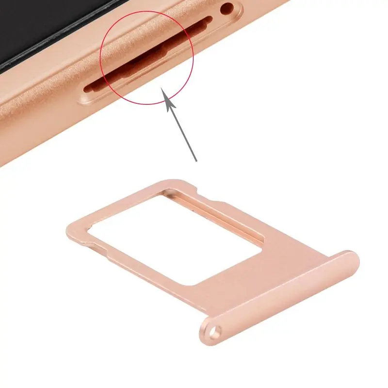 Simkaarthouder voor iPhone 6s (rosé goud)