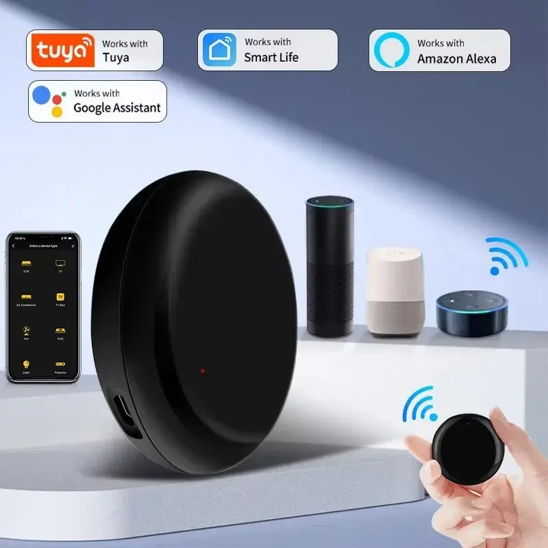 Slimme WiFi IR Afstandsbediening – Universele Smart Home Hub voor TV, Airco & Alexa