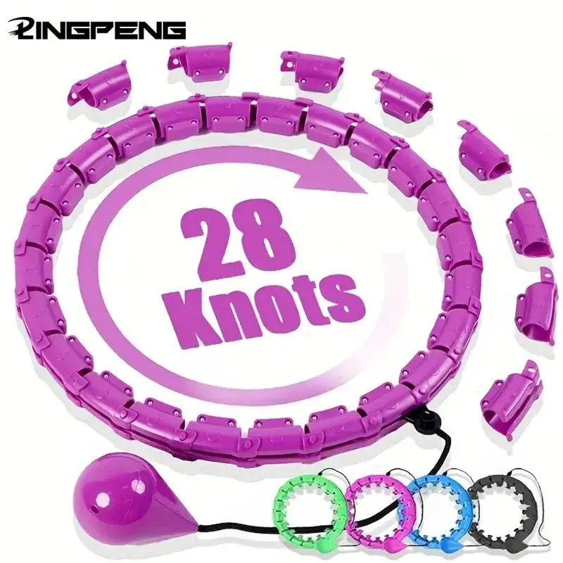 Smart Weighted Fitness Hoop – Verstelbare Fitness Hoelahoep voor Volwassenen