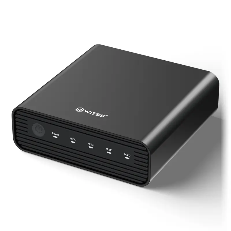 Switss® 4-Bay M.2 NVMe SSD behuizing USB-C 10 Gbps met ventilator