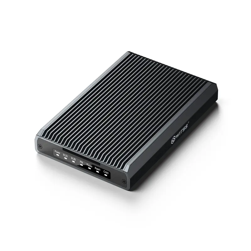 Switss® RAID Dual-Bay M.2 SSD behuizing USB-C 3.2 Gen 2x2 (20 Gbps)
