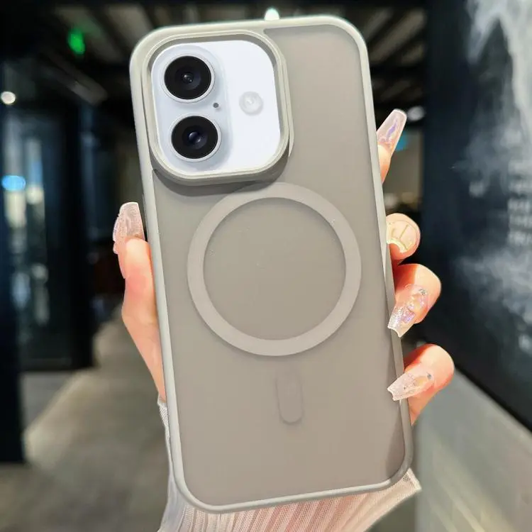 Telefoonhoesje met MagSafe voor iPhone 18 (grijs)