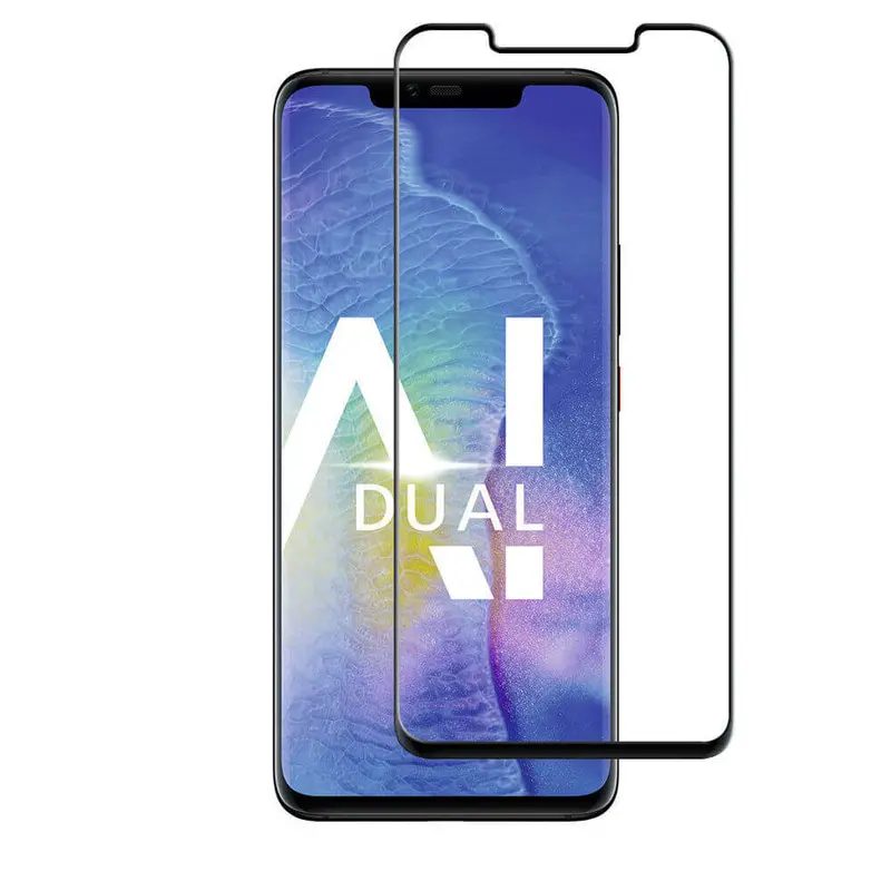 Tempered Glass (volledig scherm) Huawei Mate 20 zwart