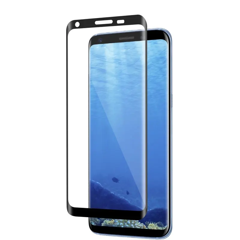 Tempered Glass (volledig scherm) Samsung Galaxy Note 9 zwart (5D)