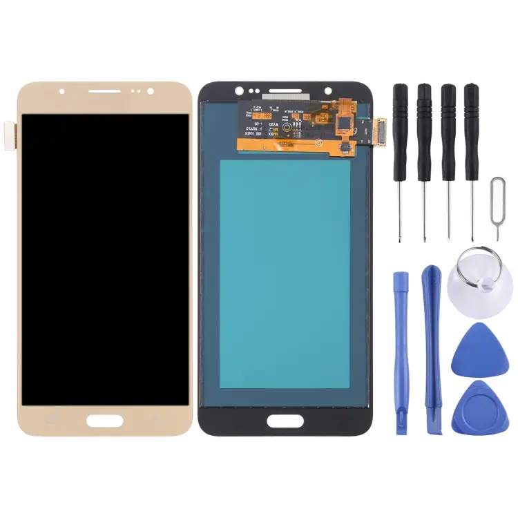 TFT LCD-scherm voor Galaxy J7 (2016) / On 8, J710F / J710FN / J710M / J710MN / J7108 met Digitizer Volledige Montage (Goud)