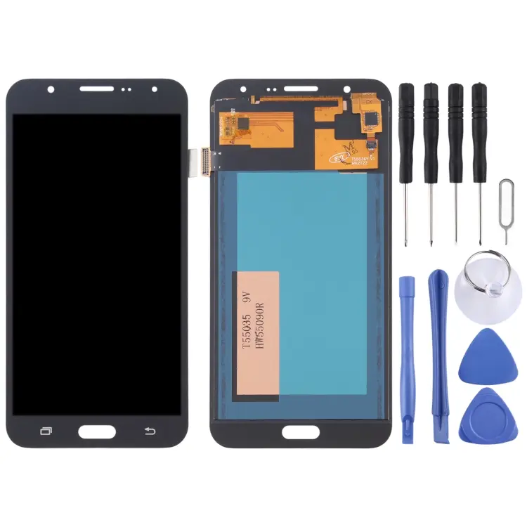 TFT-materiaal LCD-scherm en Digitizer Volledige montage voor Galaxy J7 (2015) / J700F, J700F/DS, J700H/DS, J700M, J700M/DS, J700T, J700P (zwart)