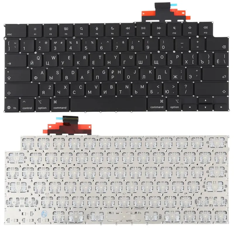 Toetsenkapjes-set US Edition Russisch voor MacBook A3448 A3449