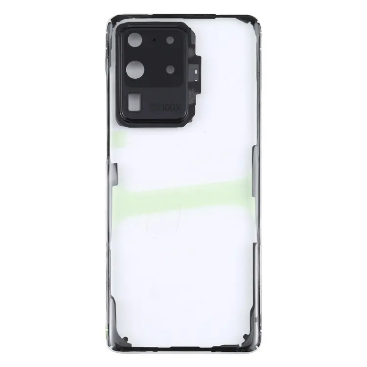 Transparante glazen achterklep voor Samsung Galaxy S20 Ultra 5G SM-G988 SM-G988B SM-G988U