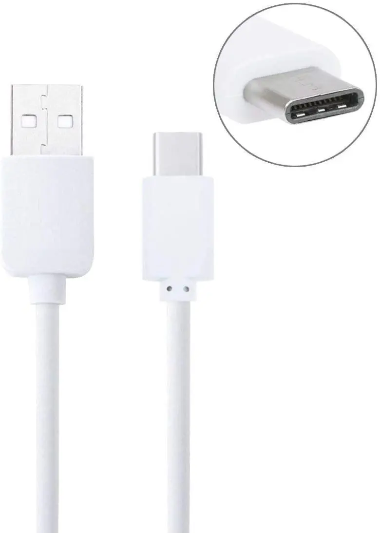 USB-C naar USB kabel - 2 meter - wit