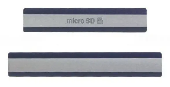 USB + Micro SD cover set Sony Xperia Z2 zwart
